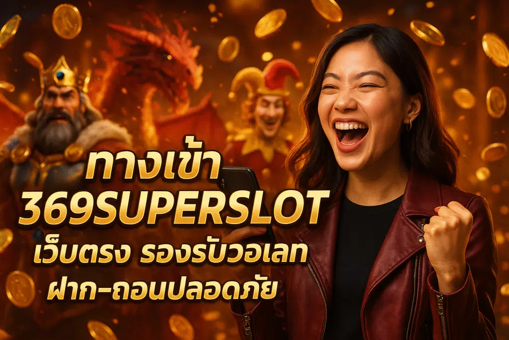 ทางเข้า 369SUPERSLOT เว็บตรง รองรับวอเลท ฝาก-ถอนปลอดภัย