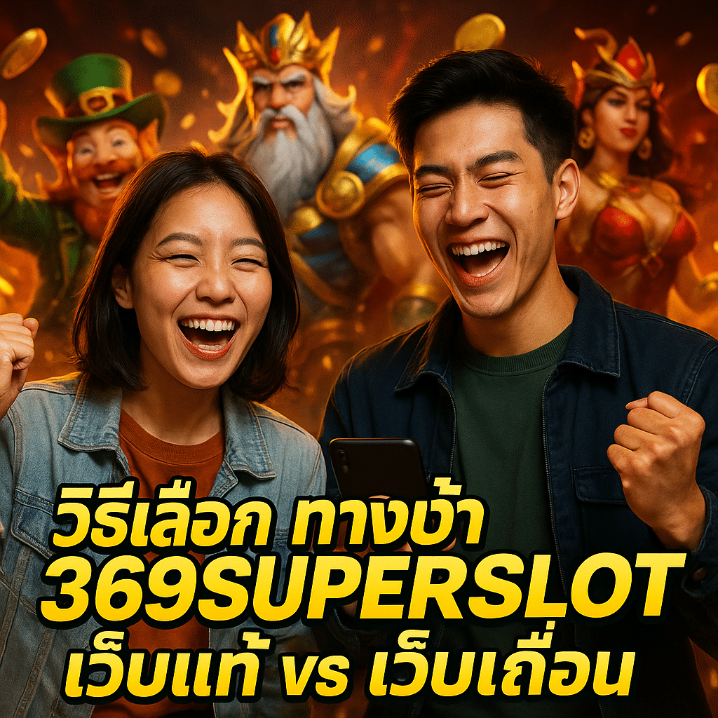 วิธีเลือก ทางเข้า 369SUPERSLOT เว็บแท้ vs เว็บเถื่อน