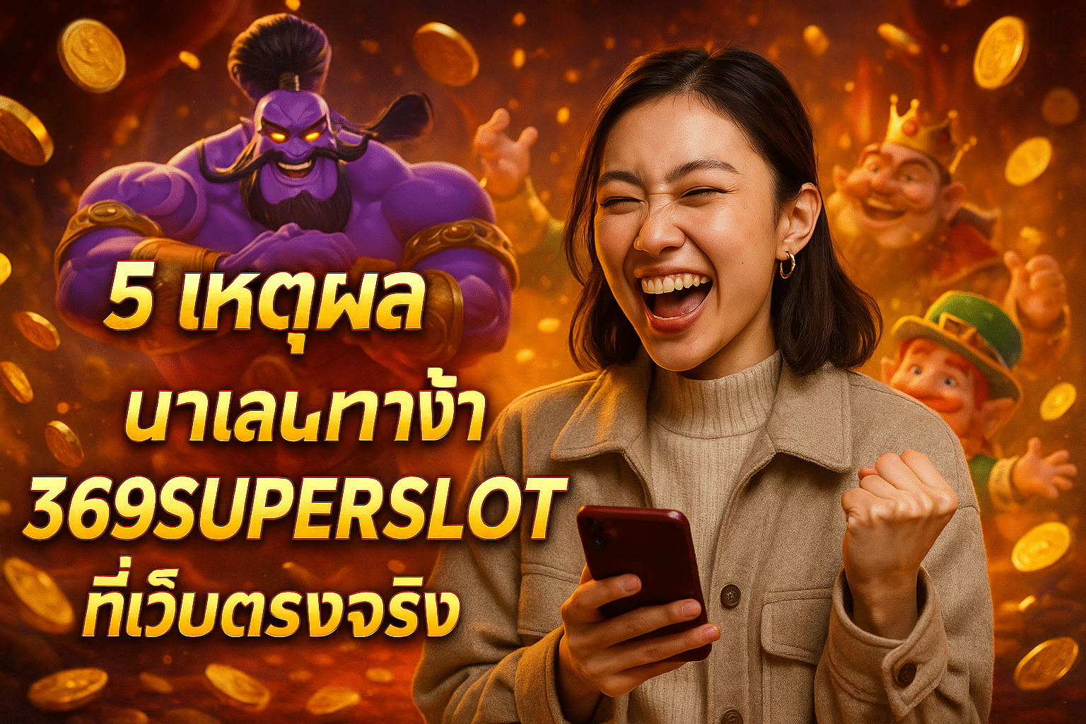 5 เหตุผล น่าเล่น ทางเข้า 369SUPERSLOT ที่เว็บตรงจริง