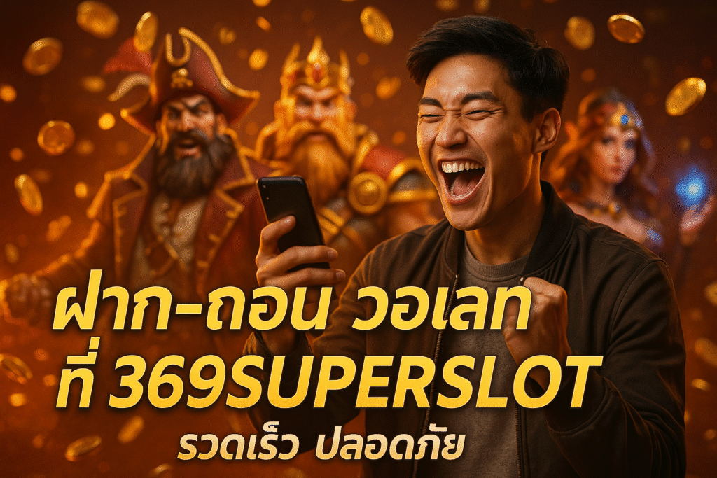 ฝาก-ถอน วอเลท ที่ 369SUPERSLOT รวดเร็ว ปลอดภัย